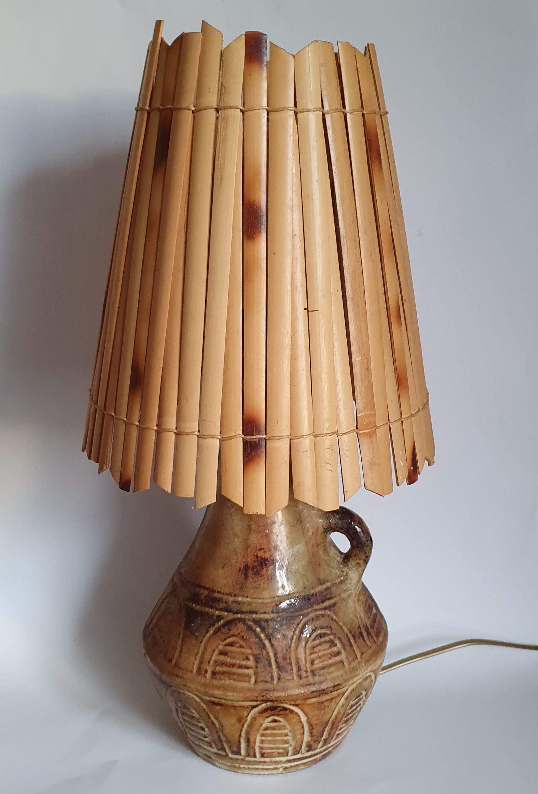 Olivier Pettit Vallauris ceramic lamp