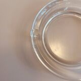 Cendrier en verre transparent vintage