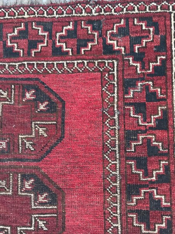 Former carpet afghan turkmen 120 x 208 cm