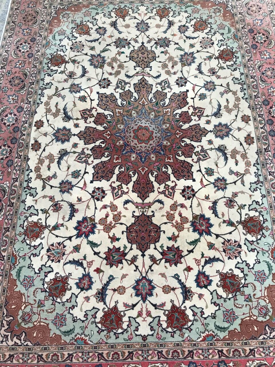Persian tabriz carpet end 153x219 cm