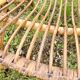 4 "shell" rattan armchairs 1960's
