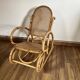 Adult model rattan rocking chair