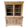 Glass-fronted dresser in pitch pine - Late 19th century