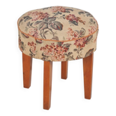 Tabouret en hêtre Art Déco, tchèque, années 1930