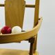 Chaise haute poupée vintage en bois transformable trotteur