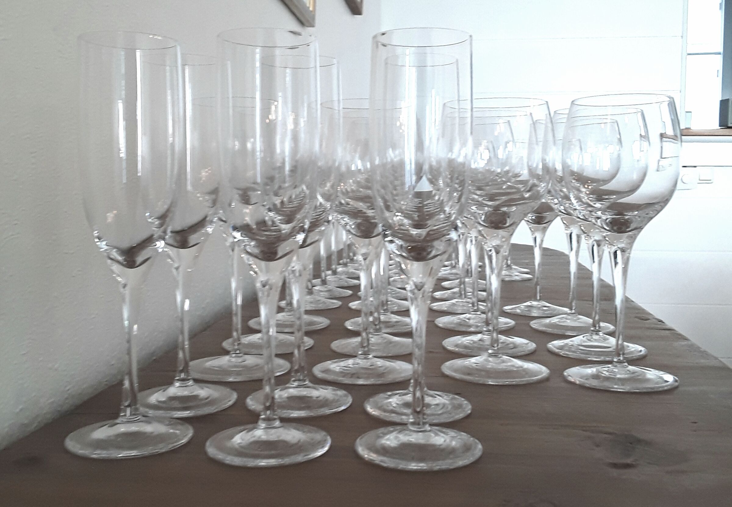 Sèvres crystal glasses Selency