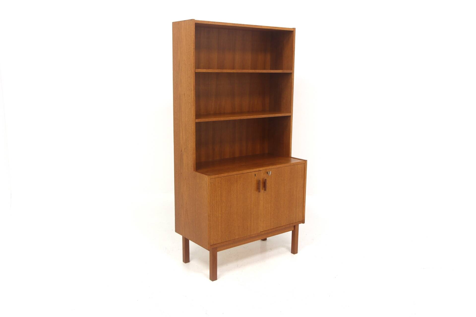Bibliothèque scandinave en teck, Suède, 1960