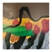 Acrylique sur toile de delphine epron (1967).sentier,2006