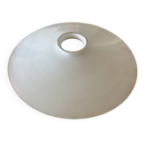 Vintage grand abat jour en opaline blanche
