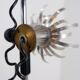 3-light adjustable flowers floor lamp - 1970s