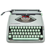 Typewriter Hermes baby green linden revised ribbon new