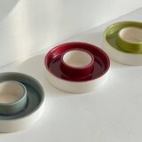 BOUGEOIRS Cracked Ceramic Candle Holder