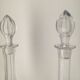 Pair of vintage crystal decanters