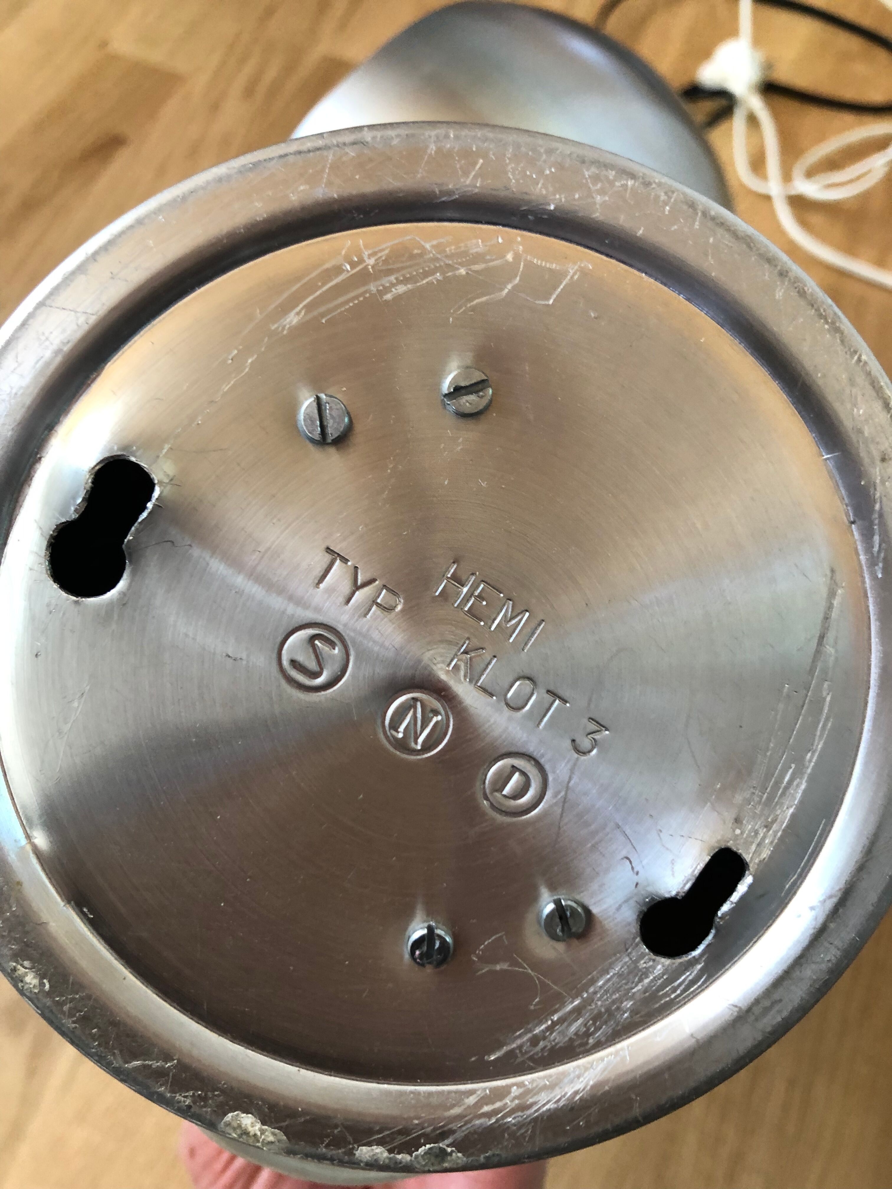 Pair of Scandinavian wall lamps Hemi Klot