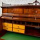 Large cylinder desk Louis-Philippe in mahogany and maple - 1840-1860