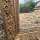 Large gilded sculpted Louis-Philippe mirror, mercury 104x77cm