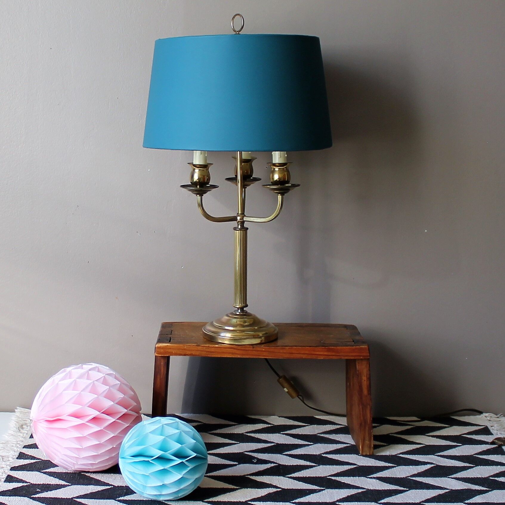 Paire de lampes bouillottes 19é style empire