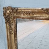 Empire trumeau mirror in wood and stucco