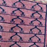 Ancient Turkmen Afghan Hatchlou handmade carpet 133x133 cm