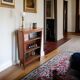 Bibus marquetry in rosewood, Transition style - Mid 20th century