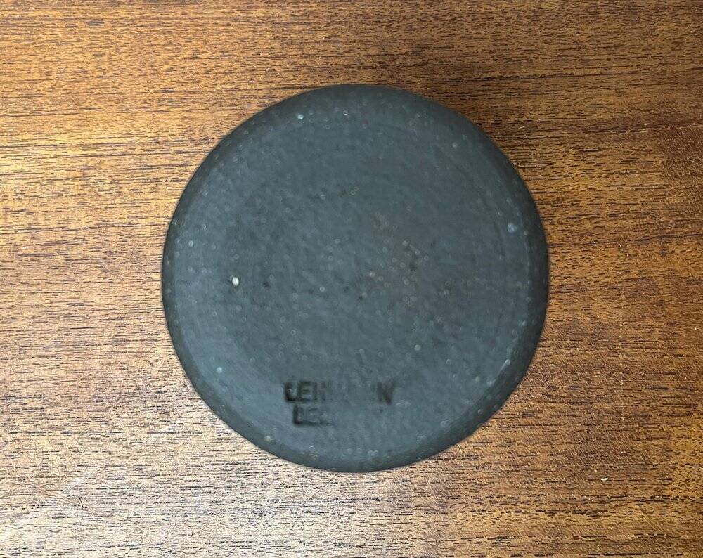 Danish workshop candlestick from the mid-century by Lehmann Pottery, 1960s