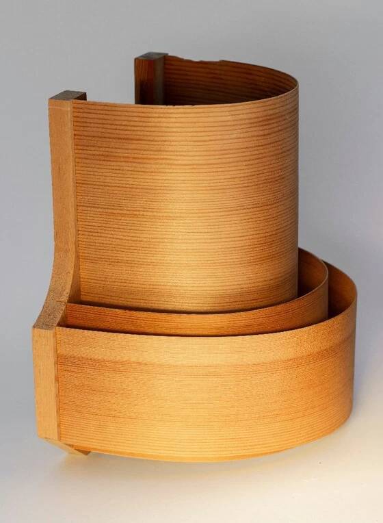 Four wall sconces in pine veneer model 4408 by Translandia - Denmark 1970s.