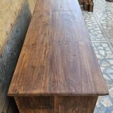 Old Burmese teak shop counter