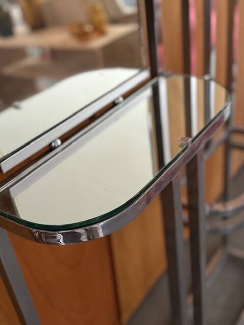 Art deco wall-mounted coat rack