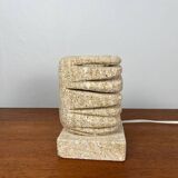 Limestone table lamp, 1960-70