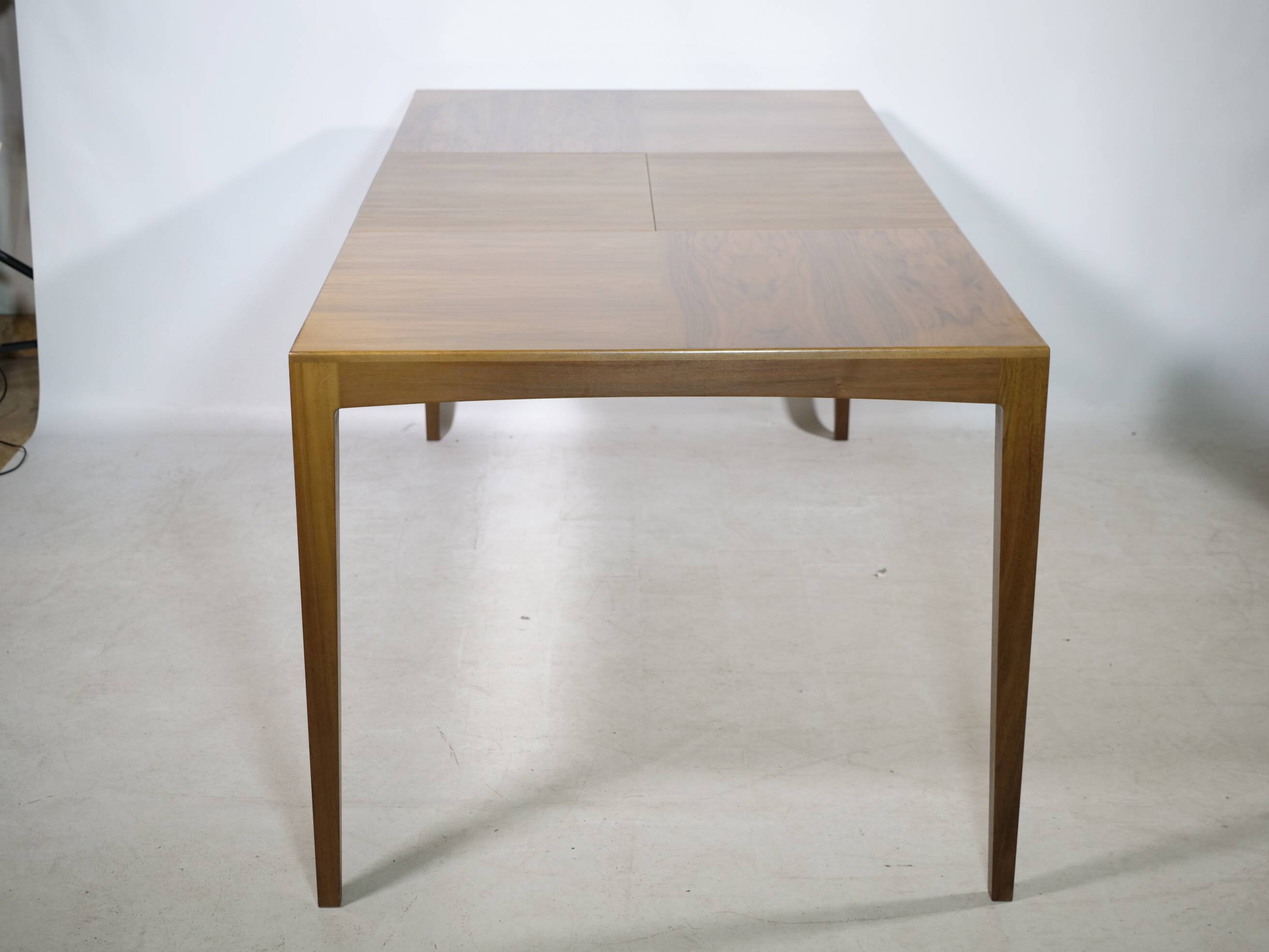 Extendable Walnut Dining Table by Hartmut Lohmeyer for Wilkhahn, 1960s
