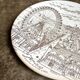 Brown earthenware plate "Universal Exhibition of 1900" No. 1