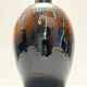 Multicolored Glazed Earthenware Vase by Roberto Rigon for Bertoncello, Ital