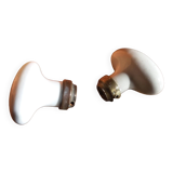 Porcelain door knob handles