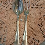 5 pairs of silver-plated cutlery