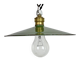 Industrial Green Enamel Light, 1930s