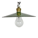 Industrial Green Enamel Light, 1930s