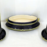 Set of earthenware vases and planters