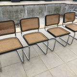 Suite de 6 chaises et fauteuils Marcel Breuer B32 B64