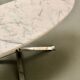 White marble coffee table