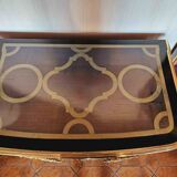 Small St Louis XIV curved chest of drawers Maison Jansen