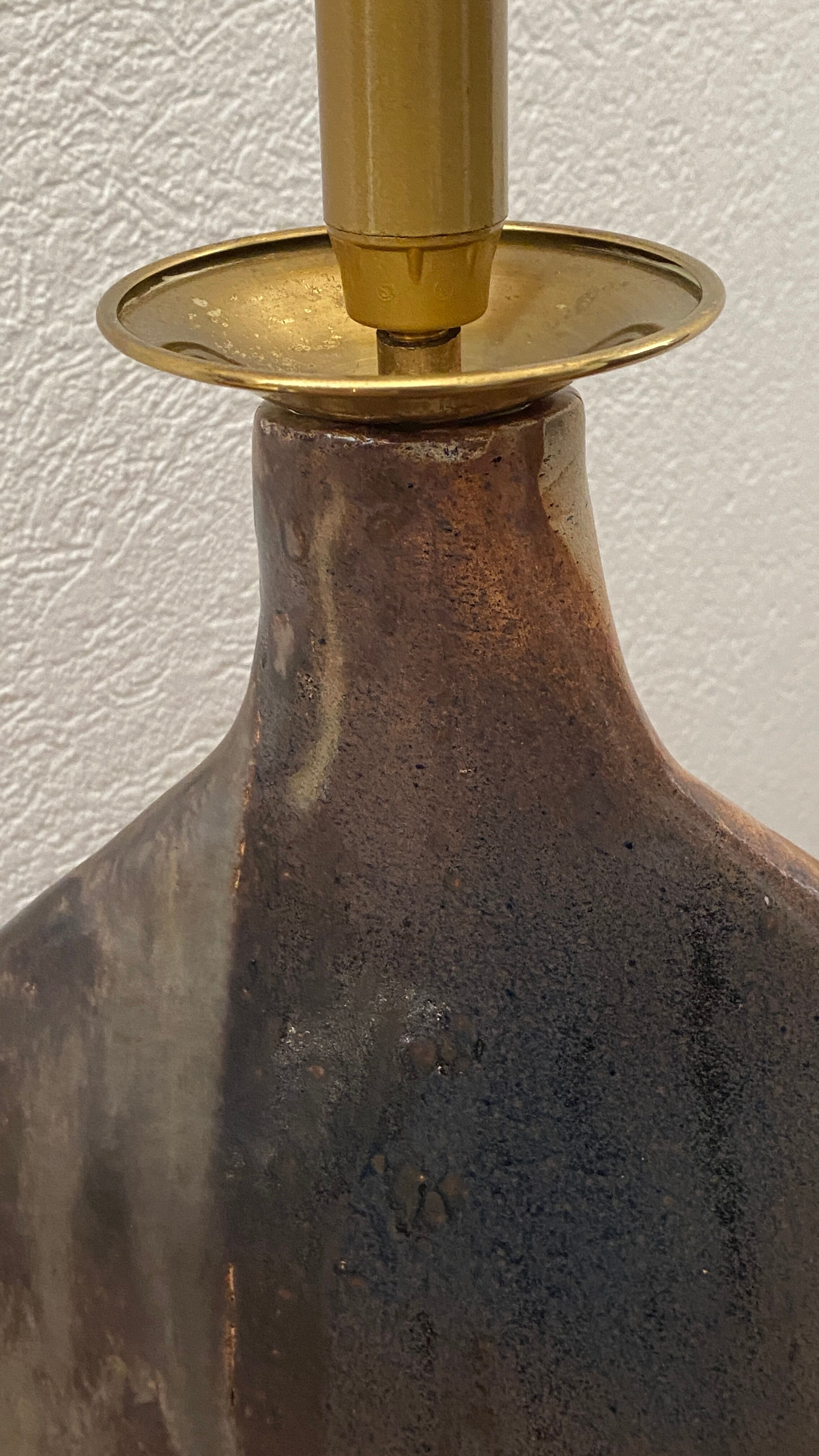 Glazed ceramic lamp, 1994