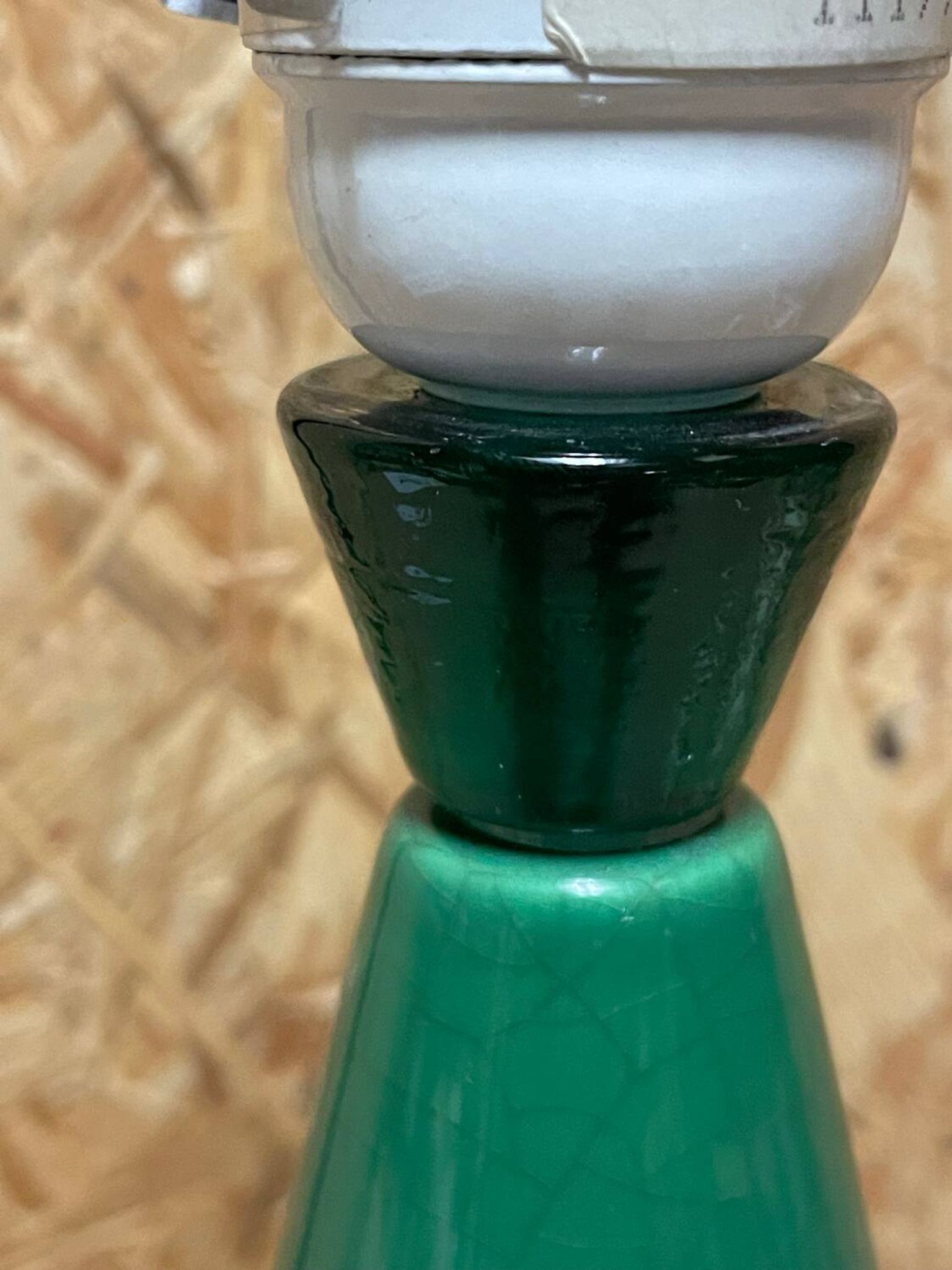 Pieds de lampe d’Albret céramique craquelé vintage