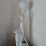 1970s lamp. Nude Art Deco style. 67cm.