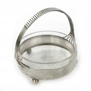 Art Deco nut or snack basket, brass, Germany, 1930s