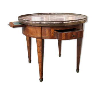Table basse bouillotte ancienne style Louis XVl