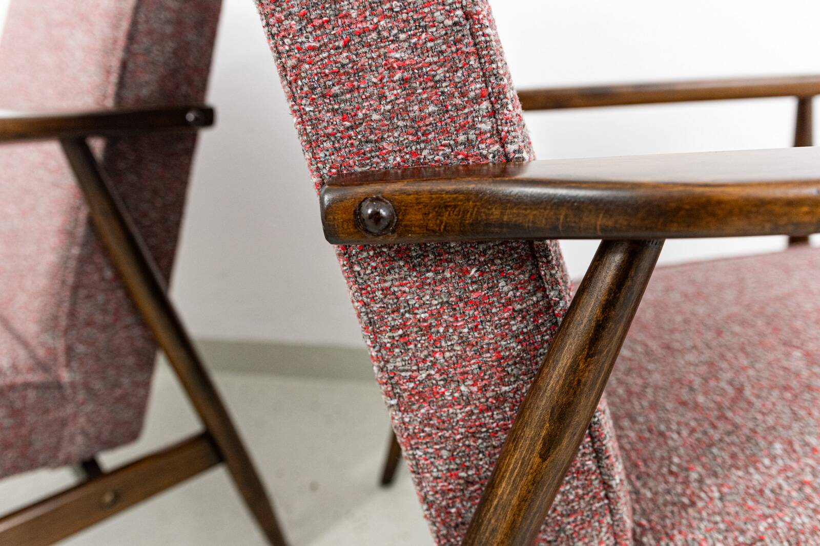 Pair of vintage armchairs, Poland, 1960s
