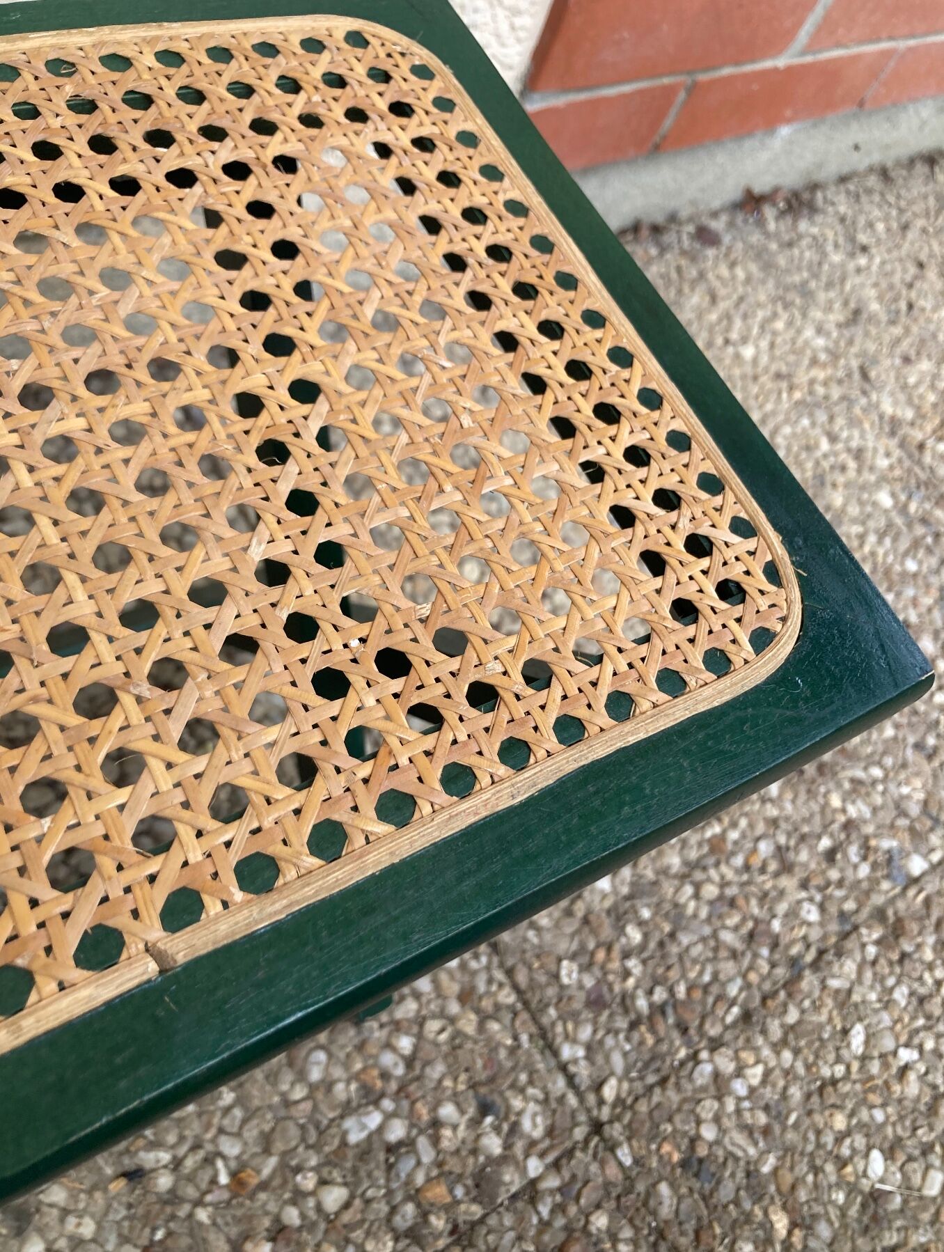 Folding stool in vintage canning