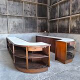 Ensemble de 2 comptoirs de magasin 1950