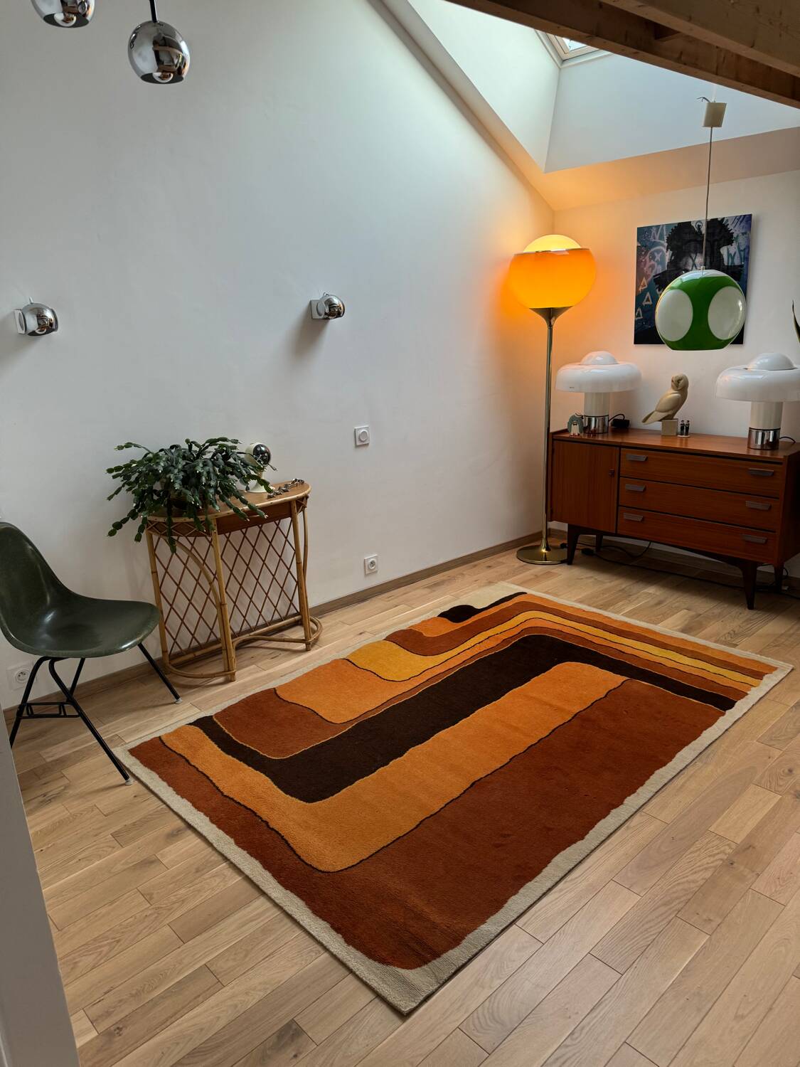 Vintage graphic rug / Amazon