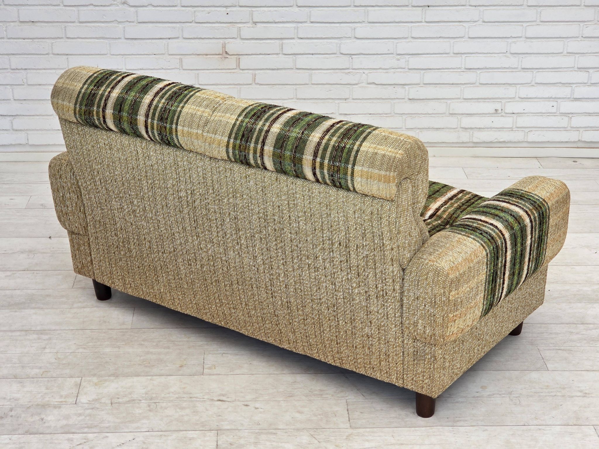 1980s, Danish 2-seater sofa by Nisbo Horsens, furniture wool.